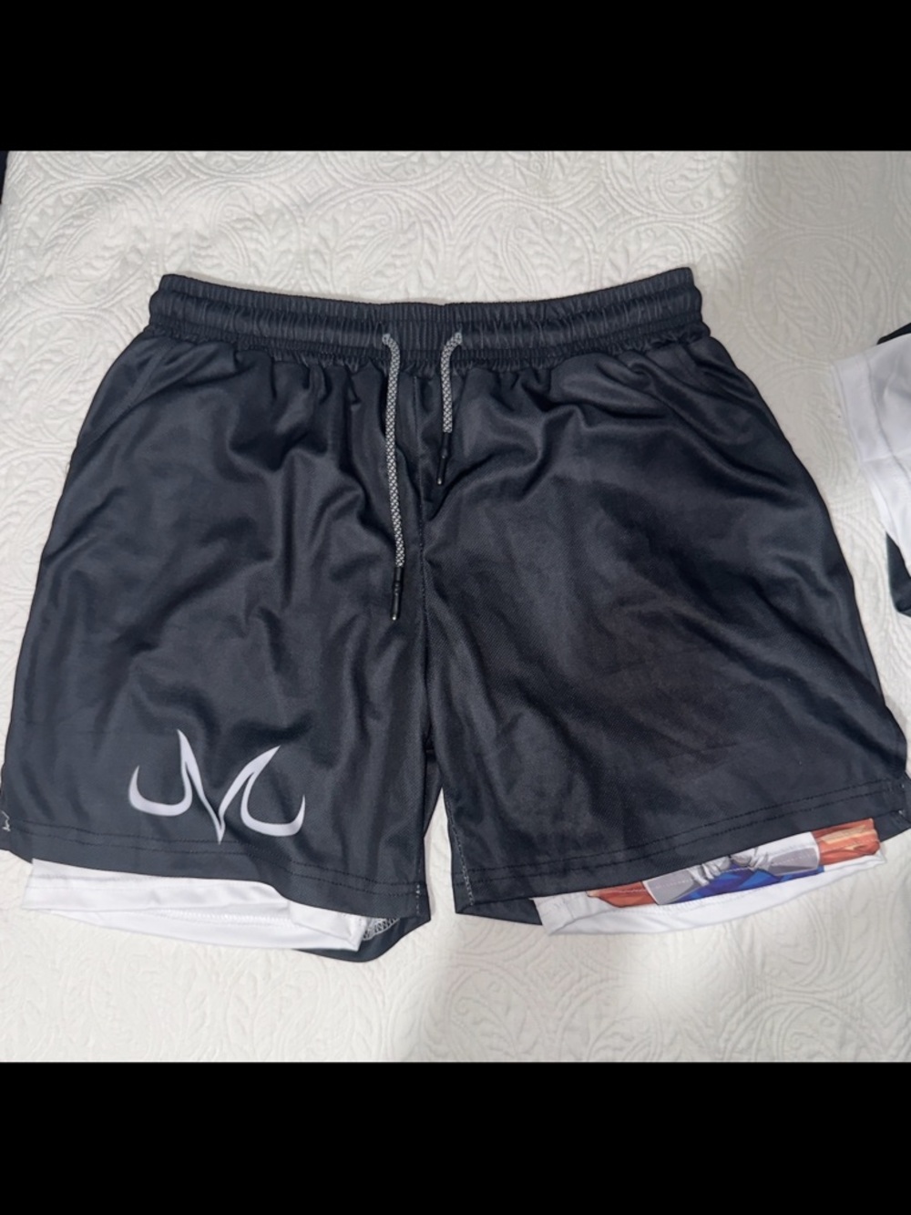 Majin Vegeta Anime Shorts with Vegeta Liner - Picture 2 of 2